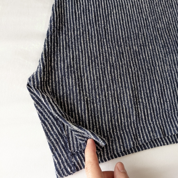 Soft Surroundings Striped Tunic Square Hem Top Size Medium - Picture 7 of 8